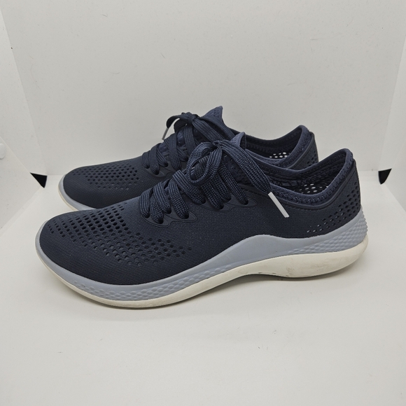 Crocs navy LiteRide 360 Pacer Sneaker size 8 - Picture 3 of 8